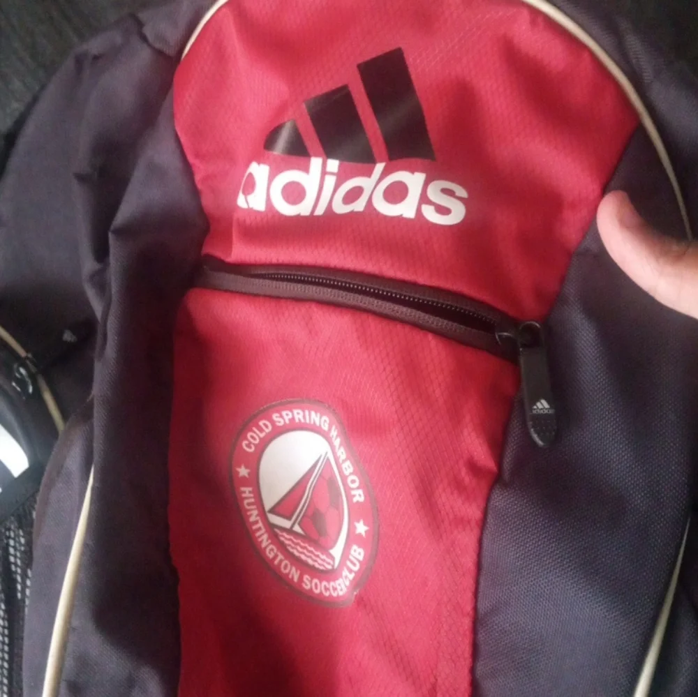 Red Adidas Bookbag Cold Spring Harbor Huntington Soccer Club